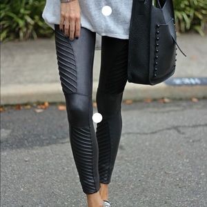 Spanx moto leggings